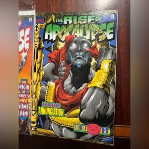 Marvel The Rise of Apocalypse Comics - Red and Gold Cover SET 1, 2, 4